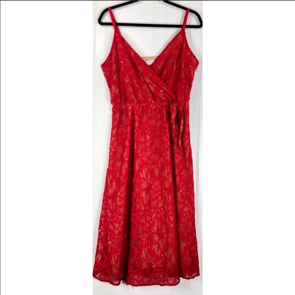 Ali & Jay lace red dress S - Picture 2 of 4